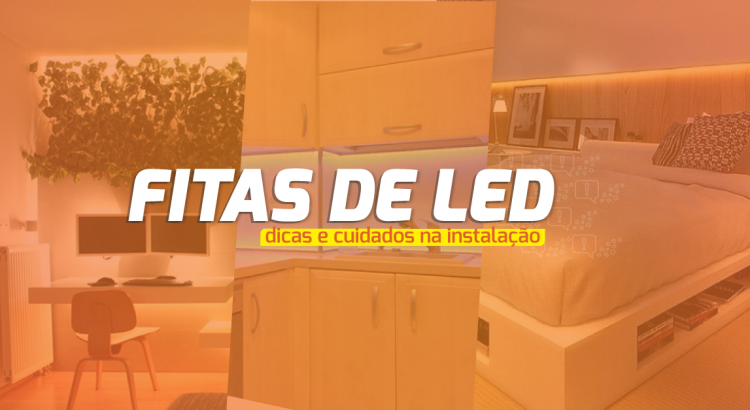 fitas de LED