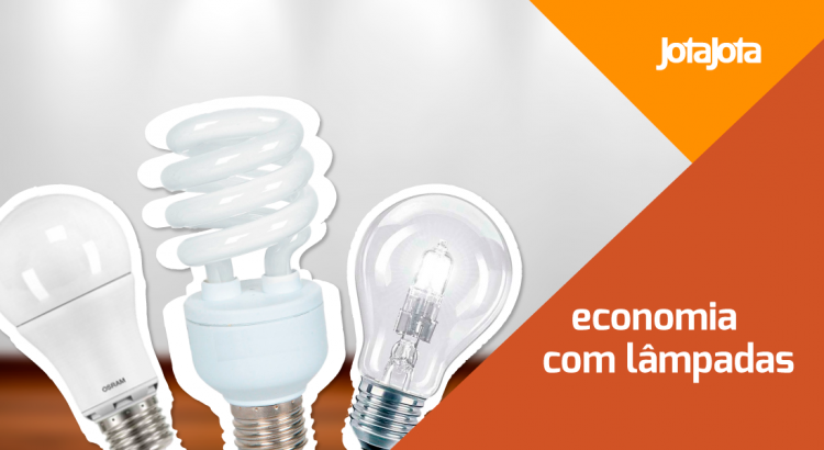 economizar com lâmpadas